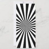 Carte Conception classique des roues de tournage optique (Dos)