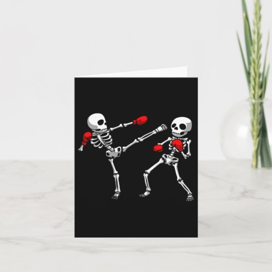 Carte Conception cool Kickboxer Pour Hommes Femmes Boîte (Devant)