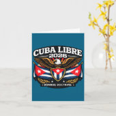 Carte Conception Cuba Cuba Libre Doctrine de Monroe (Fleur jaune)