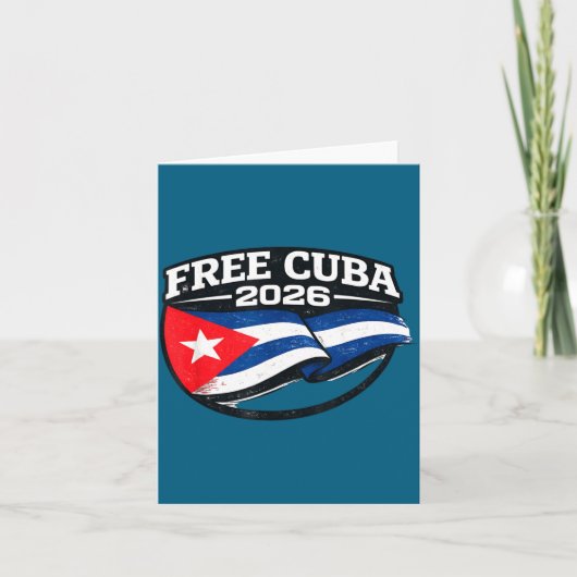 Carte Conception Cuba Cuba Libre Doctrine Donroe (Devant)