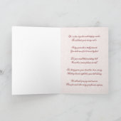 Carte Conception d'anniversaire de mariage de 40 ans en  (Intérieur)