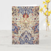 Carte Conception d'artichaut de William Morris (Fleur jaune)