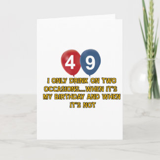 Carte Conception de 49 ans