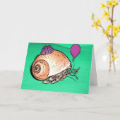 Carte Conception de bernard l'ermite de partie (Fleur jaune)