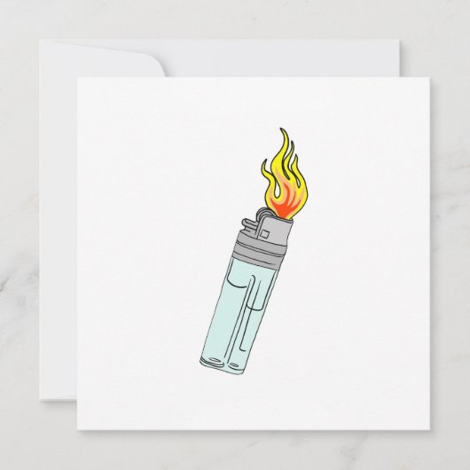 Carte Conception de briquet et de flamme (Devant)