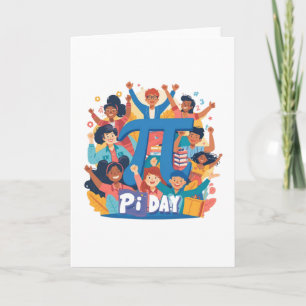 Carte Conception de célébration de l'équipe du jour de P