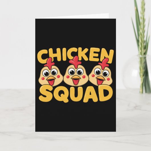 Carte Conception de Chicken Squad pour les trucs pour en (Devant)
