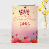 Carte Conception de citation d'amour romantique | Amour (Fleur jaune)