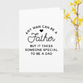 Carte Conception de citation spéciale pour papa (Fleur jaune)