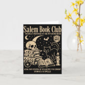 Carte Conception de club de lecture de sorcière d'Hallow (Fleur jaune)