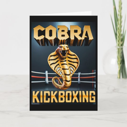 Carte Conception de Cobra Kickboxing par Don Castillo (Devant)