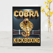 Carte Conception de Cobra Kickboxing par Don Castillo (Fleur jaune)