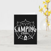 Carte Conception De Correspondance Camping Pour Camper E (Fleur jaune)