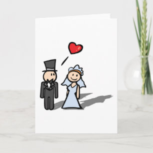 Carte Conception de couples de "jour du mariage"