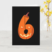 Carte Conception de couples de meme Six Sept 6 7 Hallowe (Fleur jaune)