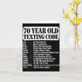 Carte Conception de dos de code de messagerie de senior (Fleur jaune)