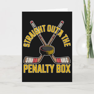 Carte Conception de hockey tout droit sortie du banc des