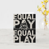 Carte Conception de jeu de basketball à salaire égal Pre (Fleur jaune)