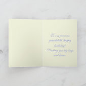 Carte Conception de joyeux anniversaire agneau pastel fa (Intérieur)