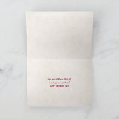 Carte Conception de la corde avec ancre Anniversaire (Intérieur)