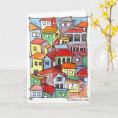 Carte Conception de la maison (Fleur jaune)