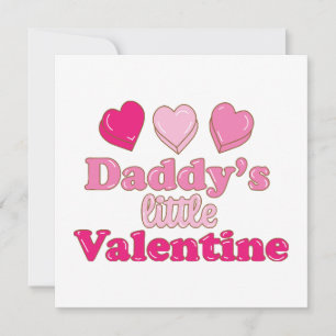 Carte Conception de la petite Saint-Valentin de papa ave