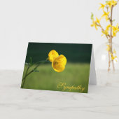 Carte Conception de la tasse à beurre en Sympathie | Dés (Fleur jaune)