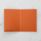Carte Conception de l'art graphique abstrait orange viol (Intérieur)