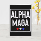 Carte Conception de l'élection Alpha Mega Trump 2024 (Fleur jaune)