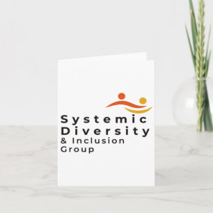 Carte Conception de logo du groupe d'inclusion de la div