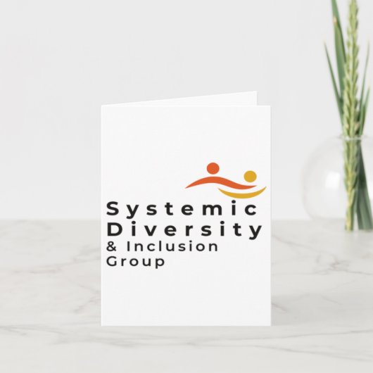 Carte Conception de logo du groupe d'inclusion de la div (Devant)