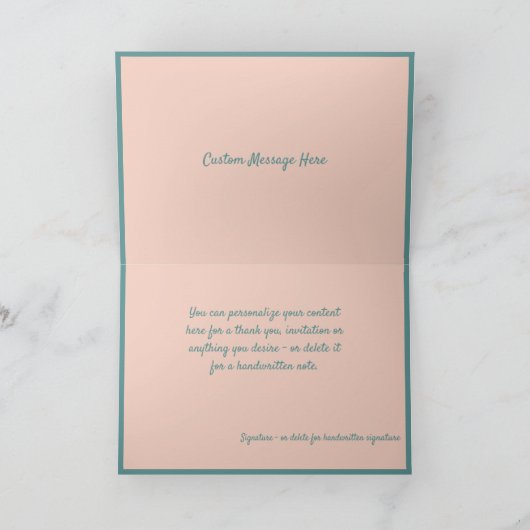 Carte Conception de motif de cygnes blancs jolis (Intérieur)