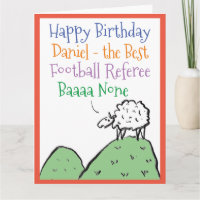 Conception de mouton Joyeux anniversaire à un arbi
