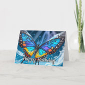 Carte Conception de papillon artistique coloré mignon (Devant)