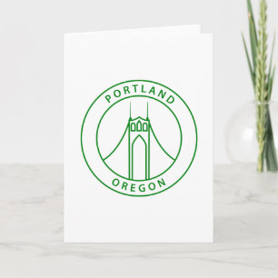 Carte Conception de Portland Oregon