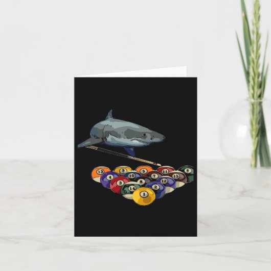 Carte Conception de requins de billard (Devant)