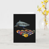 Carte Conception de requins de billard (Fleur jaune)