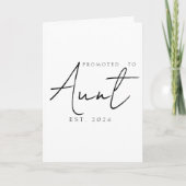 Carte Conception de script d'annonce de promotion de Tan (Devant)