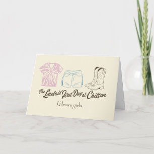 Carte Conception de tenue de Lorelai Chilton de Gilmore