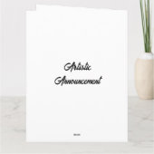 Carte Conception de tulipe rouge et jaune pour la Saint- (Dos)