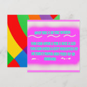 Carte Conception des mots pour enfants couleurs de l'édu (Devant / Derrière)