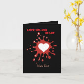 Carte Conception d'expression créative de l'amour – Art (Fleur jaune)
