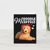 Carte Conception drôle de maman doodle pour maman femmes (Devant)