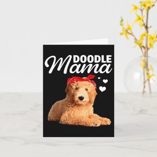 Carte Conception drôle de maman doodle pour maman femmes (Fleur jaune)
