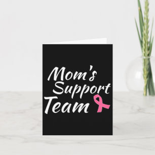 Carte Conception du cancer du sein Moms Soutien de l'équ