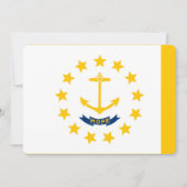Carte Conception du drapeau de l'État de Rhode Island (Devant)