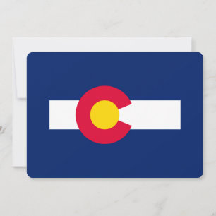 Carte Conception du drapeau de l'État du Colorado