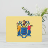 Carte Conception du drapeau de l'État du New Jersey (Debout devant)