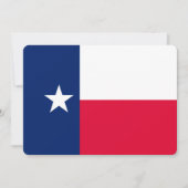 Carte Conception du drapeau de l'État du Texas (Devant)