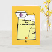 Carte Conception du sac de l'infirmière autorisée IV (Fleur jaune)